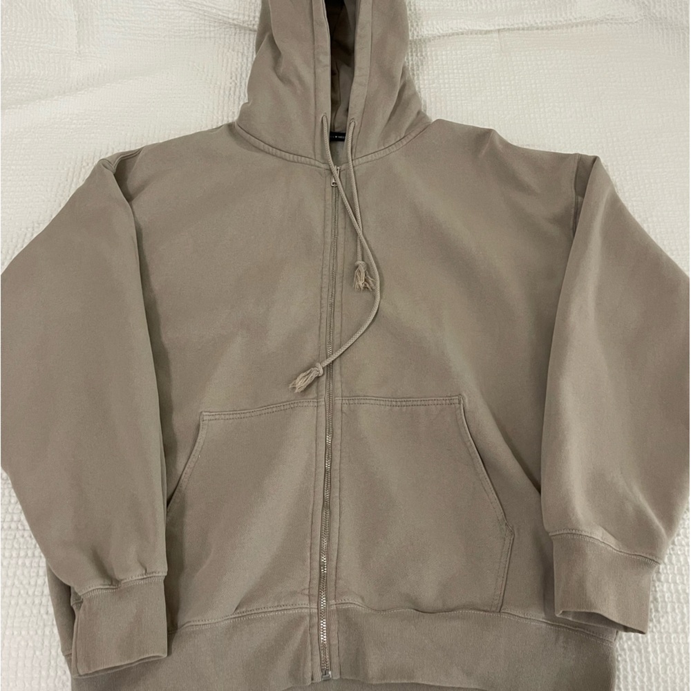 Brandy Melville Tan Christy Oversized Hoodie